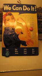 CALENDER METAAL UIT U.S.A we can do it !, Huis en Inrichting, Ophalen of Verzenden