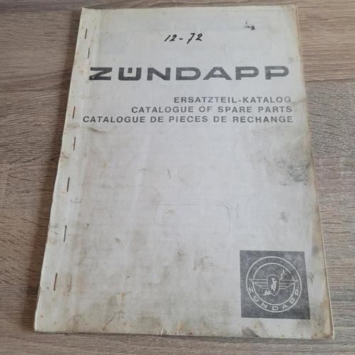 Zundapp 517-35L5 GTS Super Oranje onderdelenboek 12-1972, Fietsen en Brommers, Handleidingen en Instructieboekjes, Gebruikt, Verzenden