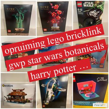 Opruiming lego bricklink gwp star wars potter botanicals … beschikbaar voor biedingen