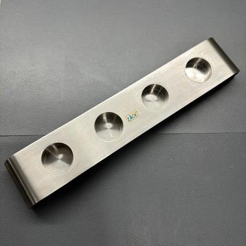 RVS waxinelichthouder voor 4 theelichtjes van ZACK Design beschikbaar voor biedingen