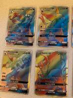 Pokémon GX Kaarten - Regenboog Foil Set, Ophalen of Verzenden, Zo goed als nieuw, Meerdere kaarten, Foil