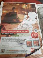 2 KORTINGSSPAARZEGELS "DAGJE WELLNESS", Tickets en Kaartjes, Kortingen en Cadeaubonnen, Kortingsbon, Spa of Sauna, Eén persoon