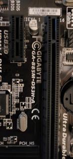 Gigabyte b85m-ds3h-A (defect), DDR3, Ophalen of Verzenden, Micro-ATX, LGA 1150