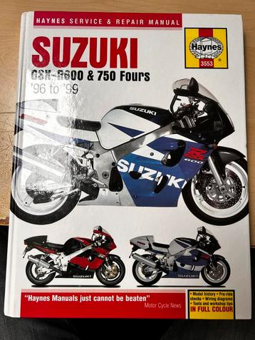 Suzuki GSX R600 en R750 Haynes service Manual