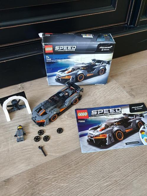 Lego 75892 Speed Champions McLaren Senna, Kinderen en Baby's, Speelgoed | Duplo en Lego, Zo goed als nieuw, Lego, Complete set
