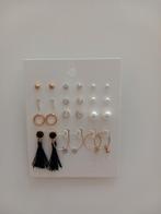 Oorbellen set 12 stuks, Ophalen of Verzenden, Zo goed als nieuw, Overige kleuren, Overige materialen
