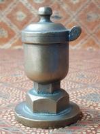 Mooie zware originele Art Deco inktpot uit Engeland 8,2 cm., Ophalen of Verzenden, Brons