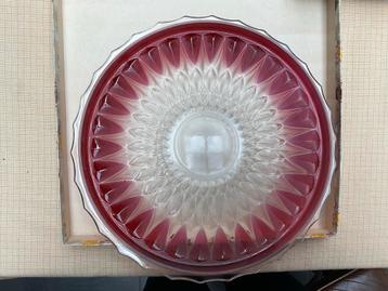 Vintage Glazen Gebakschaal - Jaren 60 beschikbaar voor biedingen