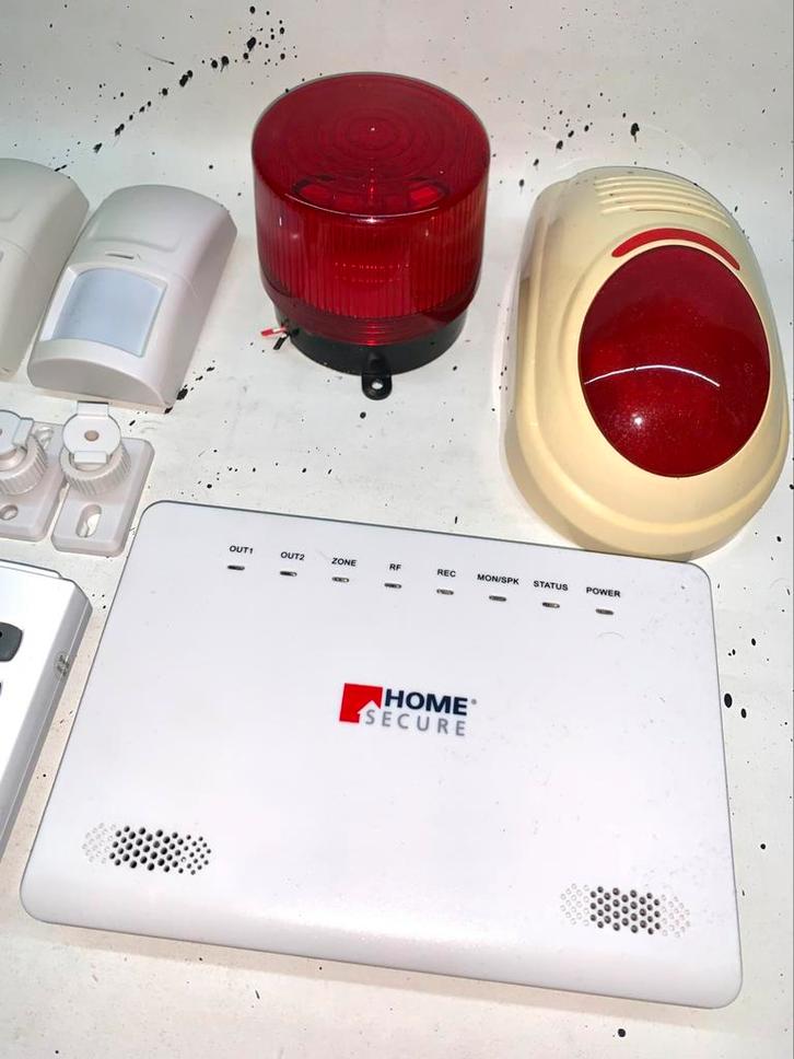 Alarm systeem, Doe-het-zelf en Verbouw, Alarmsystemen, Gebruikt, Compleet systeem, Beweging, Draadloos, Ophalen of Verzenden