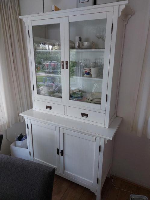 Mooie buffetkast White wash, Huis en Inrichting, Kasten | Buffetkasten, Gebruikt, 150 tot 200 cm, 100 tot 150 cm, 25 tot 50 cm
