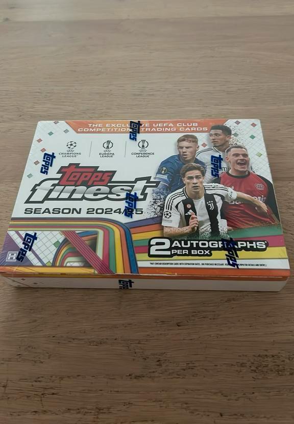2024-25 TOPPS FINEST UCC SOCCER HOBBY, Hobby en Vrije tijd, Stickers en Plaatjes, Nieuw, Plaatje, Ophalen of Verzenden