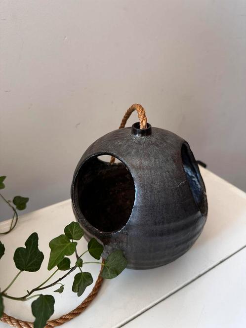 Mid Century keramieken hang bloempot, Antiek en Kunst, Antiek | Keramiek en Aardewerk, Ophalen of Verzenden
