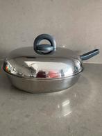 Fissler koekenpan/ hapjespan met deksel, Ophalen of Verzenden, Rvs, Koekenpan of Braadpan