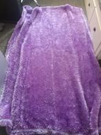 Handgemaakte Sprei / Plaid paars, Huis en Inrichting, Ophalen of Verzenden, Zo goed als nieuw
