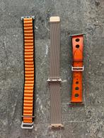 Set van 3 horlogebandjes geschikt voor Apple Watch, Ophalen of Verzenden, Zo goed als nieuw, Bandje, Geschikt voor Apple Watch 42/44/45 mm (grote kast).