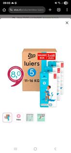 Etos Luiers Maandpack Maat 5 (ca. 200 stuks), Ophalen of Verzenden, Nieuw, Overige typen