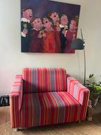 Fleurige multicolour loveseat 116 x 85 zitdiepte 55, Ophalen, Gebruikt, Minder dan 75 cm, 100 tot 125 cm