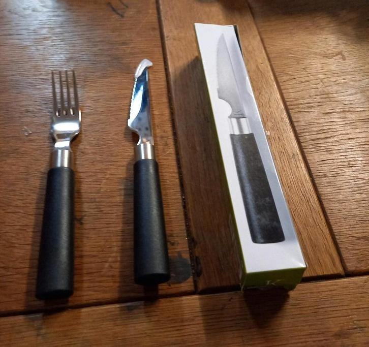 Messen en Vorken Set, Huis en Inrichting, Keuken | Bestek, Nieuw, Rvs of Chroom, Ophalen of Verzenden