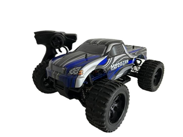 Himoto 1/10 Monster Truck rc auto, Hobby en Vrije tijd, Modelbouw | Radiografisch | Auto's, Gebruikt, Auto offroad, Elektro, Schaal 1:10