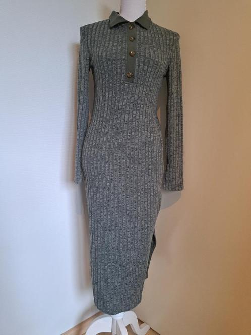 Grijs jurk Shein, Kleding | Dames, Jurken, Nieuw, Maat 38/40 (M), Grijs, Onder de knie, Ophalen of Verzenden