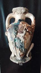 Vaas (Sier) 18 cm, Overige kleuren, Nieuw, Ophalen of Verzenden, Glas