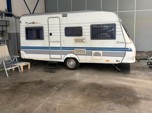 Hobby 450 de luxe complete caravan te koop, Caravans en Kamperen, Caravans, Particulier, tot en met 4, 1000 - 1250 kg, Rondzit