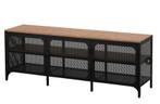 IKEA - FJÄLLBO Tv-meubel, zwart, 150x36x54 cm, Huis en Inrichting, Ophalen, 100 tot 150 cm, Zo goed als nieuw, Minder dan 100 cm