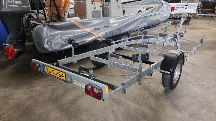 Kalf 1350kg trailer uit 2007 met kenteken (bj 2007), Watersport en Boten, Boottrailers, Gebruikt, Overige typen