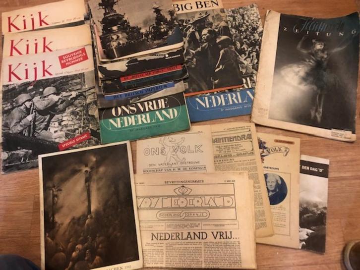 documenten wo 2, Verzamelen, Militaria | Tweede Wereldoorlog, Overige soorten, Boek of Tijdschrift, Nederland, Ophalen of Verzenden