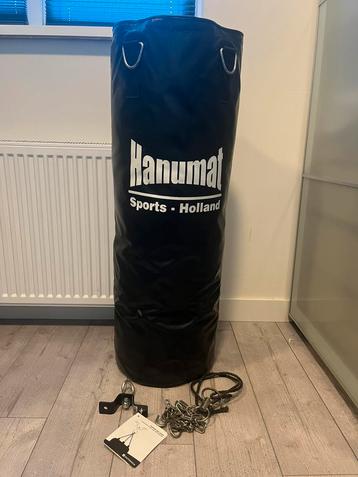 Bokszak Hanumat 25kg ca120 cm incl ophang beugel en ketting beschikbaar voor biedingen