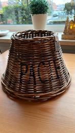 Riviera Maison rustic rattan lampenkapje, Huis en Inrichting, Lampen | Lampenkappen, Ophalen, Zo goed als nieuw, Rond, Minder dan 25 cm