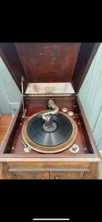 Grammofoon platenspeler met platen, Antiek en Kunst, Ophalen of Verzenden