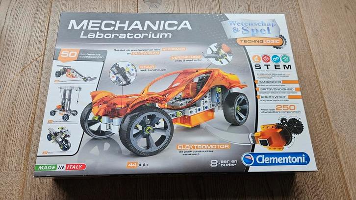 Clementoni Mechanica Laboratorium Auto, Kinderen en Baby's, Speelgoed | Duplo en Lego, Zo goed als nieuw, Complete set, Ophalen of Verzenden