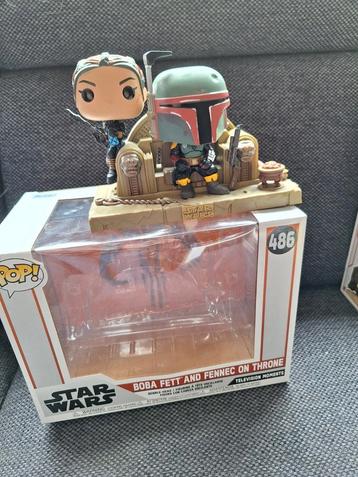 486 Funko Pop Boba Fett and Fennec on Throne beschikbaar voor biedingen