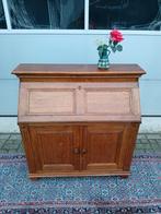 Antiek eiken secretaire / bureau, Huis en Inrichting, Kasten | Secretaires, Ophalen, Zo goed als nieuw