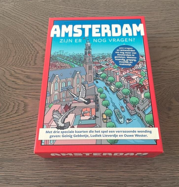 Amsterdam Zijn Er Nog Vragen? Bordspel, Hobby en Vrije tijd, Gezelschapsspellen | Kaartspellen, Nieuw, Ophalen of Verzenden