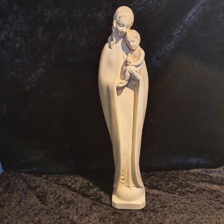 oud mariabeeld met kindje Jezus, Antiek en Kunst, Antiek | Religie, Ophalen