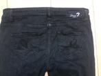 Seven 7 jeans skinny zwart grafiet grijs 28: S/36, Verzenden, Zwart, Zo goed als nieuw, Maat 36 (S)