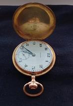 Antiek gouden zakhorloge 14 karaat invicta, Sieraden, Tassen en Uiterlijk, Horloges | Antiek, Ophalen, Goud, Overige merken