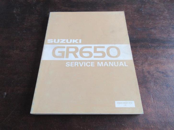 Suzuki GR650 1983 1984 werkplaatshandboek manual, Motoren, Handleidingen en Instructieboekjes, Suzuki, Ophalen of Verzenden
