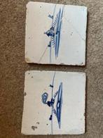 2 antieke wandtegels, Antiek en Kunst, Ophalen