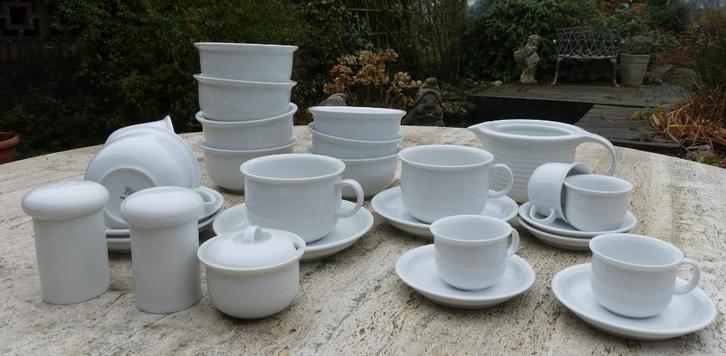 Thomas Trend Servies, Thomas Wit met de Ribbels, Huis en Inrichting, Keuken | Servies, Nieuw, Bord(en), Overige stijlen, Porselein