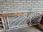 Tuinhek ijzer, Ophalen, Met poort, Gebruikt, Tuinhek