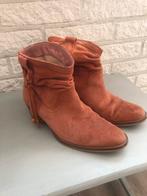 Oranje enkellaarsjes maat 37, Kleding | Dames, Schoenen, Lage of Enkellaarzen, Ophalen of Verzenden, Zo goed als nieuw, Monshoe