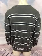 Basic equipment gestreepte grijze trui XL (2C1), Kleding | Heren, Truien en Vesten, Tweedehands verkoop, Tweedehands verkoop, Maat 56/58 (XL)