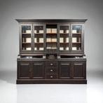 Grutterskast apothekerskast zwart vintage buffetkast teak, Huis en Inrichting, Kasten | Buffetkasten, 200 cm of meer, Teakhout