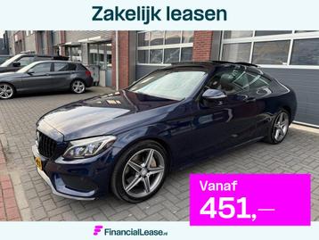 Mercedes-Benz C-klasse Coupé C200 AMG Pano 360cam Burmester beschikbaar voor biedingen