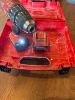 Hilti SFH 14a Schroefmachine met 2 accu's, Doe-het-zelf en Verbouw, Gereedschap | Boormachines, Gebruikt, Variabele snelheid, Ophalen of Verzenden