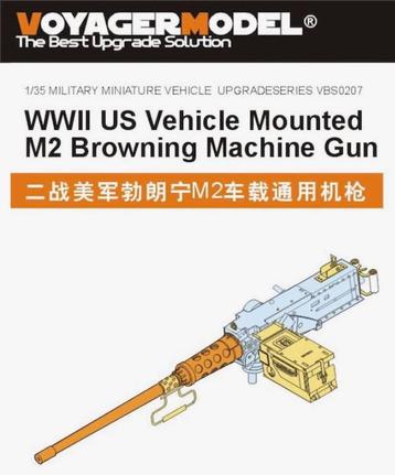 Voyager	VBS0207	US Mounted M2 Browning MG	1/35 beschikbaar voor biedingen