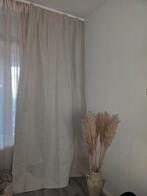 Gordijnen - Beige/Crème, Crème, 200 cm of meer, Ophalen of Verzenden, Zo goed als nieuw